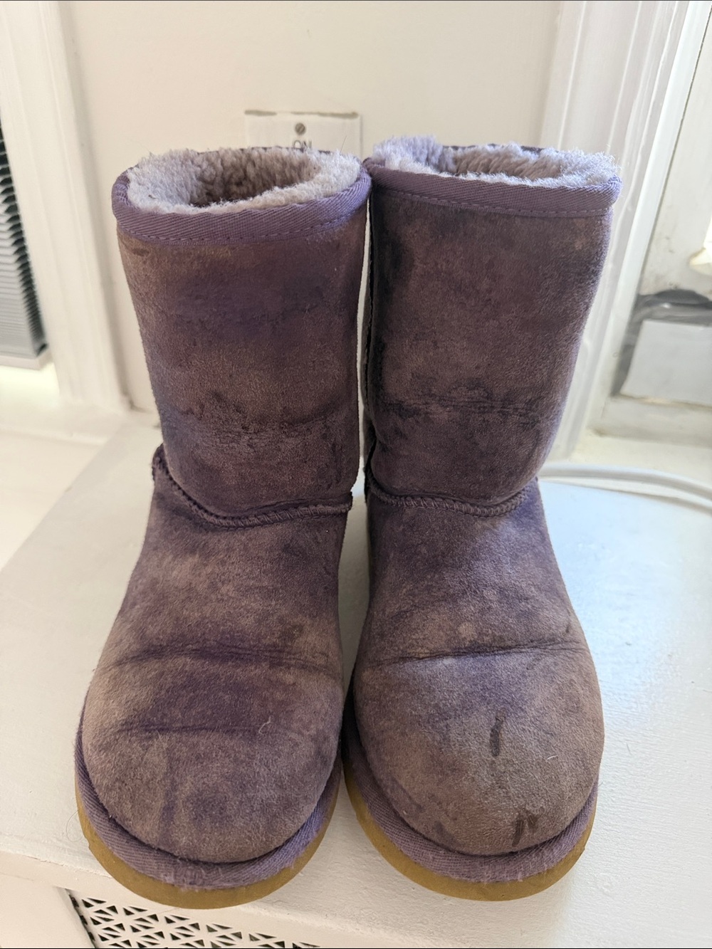 Purple UGG boots size 5